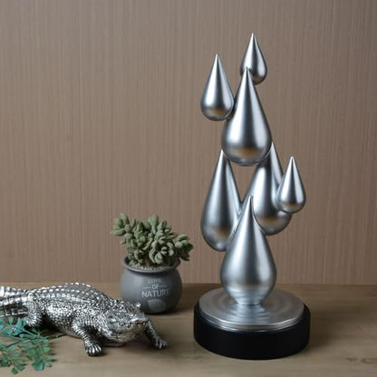 Modern Home Decor Abstract Sculpture Table Centerpiece 17.3 Inch