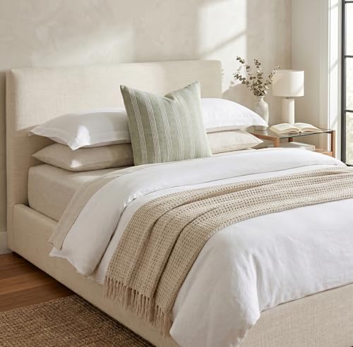SanVia Designer Cotton Throw Pillow Covers 20x20 for Nooks, Beds & Sofas - color: Sage Green, size: 20" x 20" (Pack of 1)
