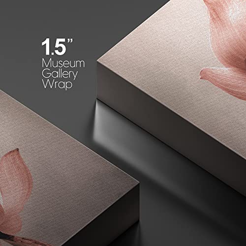 wall26 Canvas Wall Art - Closeup of Lotus Flower - Gallery Wrap Modern Home Art | Ready to Hang - 12x18 inches - color: Artwork - 06, size: 18"L x 12"W