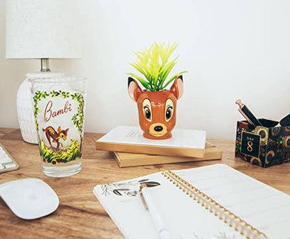 Disney Bambi 5-Inch Ceramic Mini Planter with Artificial Succulent - color: Bambi