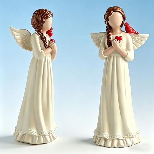 Cardinal Gifts for Women，Sympathy Gifts Angel Figurine - color: Guardian Angel