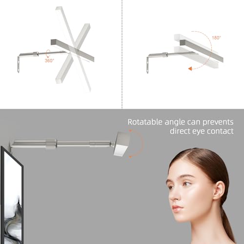 16" LED Picture Light Plug in, 5W Nickel Art Light - color: Nickel, size: 16 inch