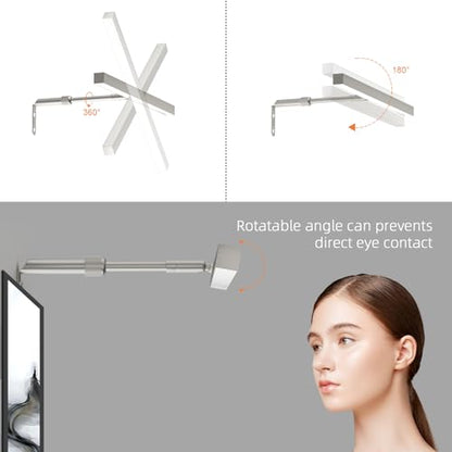 16" LED Picture Light Plug in, 5W Nickel Art Light - color: Nickel, size: 16 inch