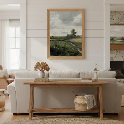smvexyl Framed Landscape Wall Art, Neutral Nature Canvas Print, 16x24 - color: fengjingshu, size: 24"L x 16"W