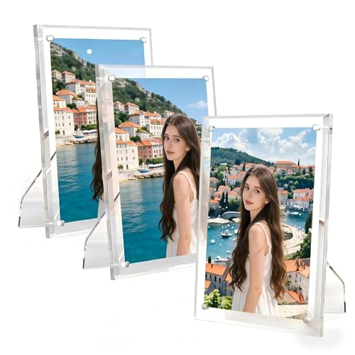5x7 Acrylic Picture Frame 3 Pack - size: 5X7"-3Pack