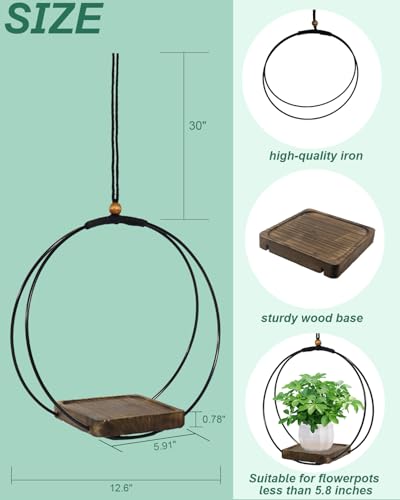 vensovo Hanging Planter for Indoor Plants, 2 Pack