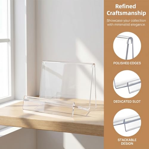 Dicunoy 12 Pack Purse Display Stand, Clear Acrylic Handbag Organizer Holder