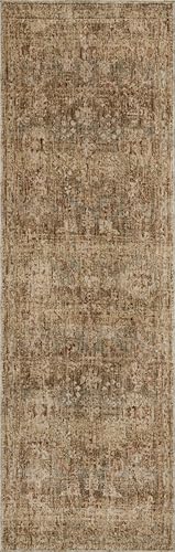 Loloi Magnolia Home Junie Spice/Multi 7'-10" x 10'-2" Area Rug - color: Spice / Multi, size: 7'10" x 10'2" (Rectangular)