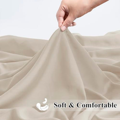 WEST LAKE 90 Inches Long Khaki Pinch Pleated Sheer Curtains for Bedroom Living Room,Plaza Taupe Rustic Textured Drapes with Backtabs,Farmhouse Airy Window Treatment,Custom Multi Sizes,58" Wx90 Lx2 - color: Plaza Taupe, size: 58"W x 90"L (Pack of 2)