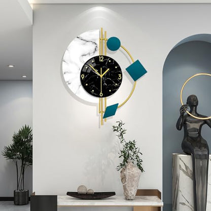 Large Wall Clocks Battery Operated Modern Clock for Living Room - style: Contemporary