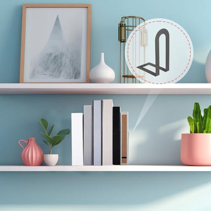 Chunful 6 Pcs Gray Metal BookEnds Shelves, 5.5 x 3.75 x 2.25 in - color: Gray, size: 5.5*3.75*2.25inch