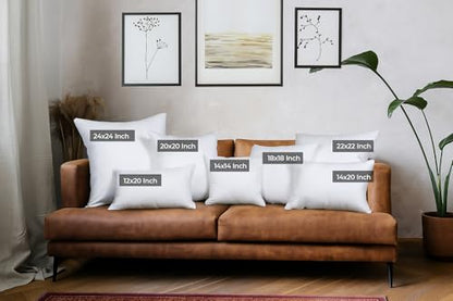 Utopia Bedding Throw Pillows, Decorative 24x24 Pillow Inserts, Set of 4 - size: 24x24 Inch