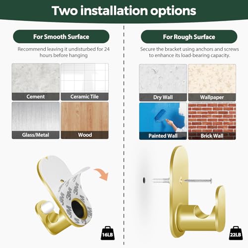 USFOOK Gold Curtain Rods No Drilling 16 to 30 Inch, 2 Pack - color: Gold, size: 16-30"(2 pack)