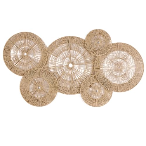 SOONOW Boho Wall Baskets Decor, 6 Pack (20", 17", 15", 13", 11", 9") - size: Extra Large