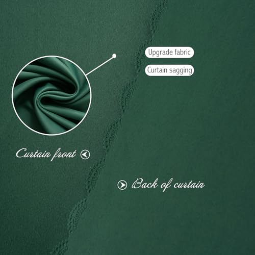 Blackout Curtains for Bedroom Stick On Curtains Window Shades Pull Down Blackout Window Cover No Drillng Self Adhesive Curtains No Rod Small Curtain, 35" W X 59" L, Dark Green, 1 Panel - color: Dark Green, size: 35"W x 59"L (Pack of 1)