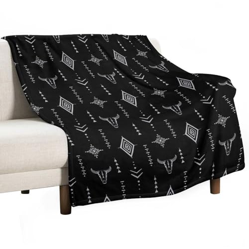 Southwest Blanket, Soft Native Tribal Vintage Abstract Ethnic Pattern Blanket Ethnic Aztec Print Throw Blanket for Couch Sofa 30"x40" - color: Aztec-11, size: 30"x40"