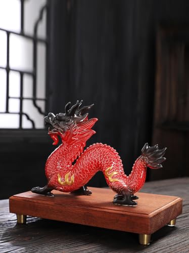 Feng Shui Ceramic Dragon Figurine