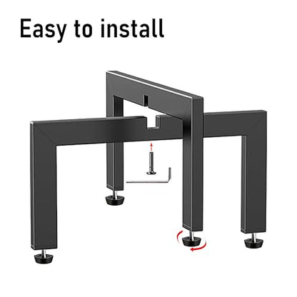 Metal Plant Stand Indoor Outdoor With Adjustable Feet, Black - size: 1 Pack - Small