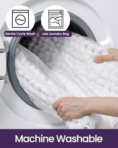 DEXI Bathroom Rugs 43x24, Non Slip Washable Chinelle Bath Mat, White - color: White, size: 43" X 24" (Rectangular)