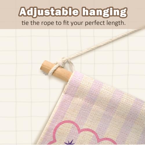 You Are My Sunshine Baby Girl Nursery Decor Wall Hanging Flag - color: 04-You Are My Sunshine Pink (Beige)