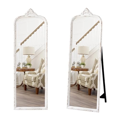 Vintage Arch Large Standing Mirror Full Length 60 Inch