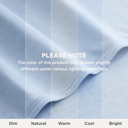 Bedsure Silky Soft Cooling Blanket for Hot Sleepers, Throw XL, Light Blue - color: 09- Light Blue, size: Throw Xl (50" X 70")