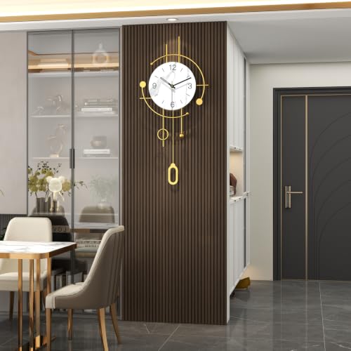 Wall Clocks for Living Room Decor Modern Silent Analog Wall Clock - style: Art Deco