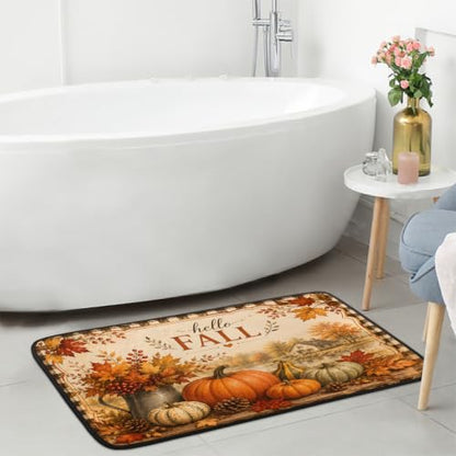 Fall Kitchen Rug Non-Slip Indoor Carpet Absorbent Welcome Mat - color: B:b-10