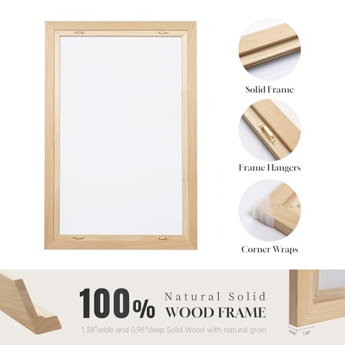 Framed Modern Neutral Beige Abstract Wall Art for Living Room, 20x30 Inch - color: 2 Piece-Neutral, size: 20" W x 30" H x 2Pcs