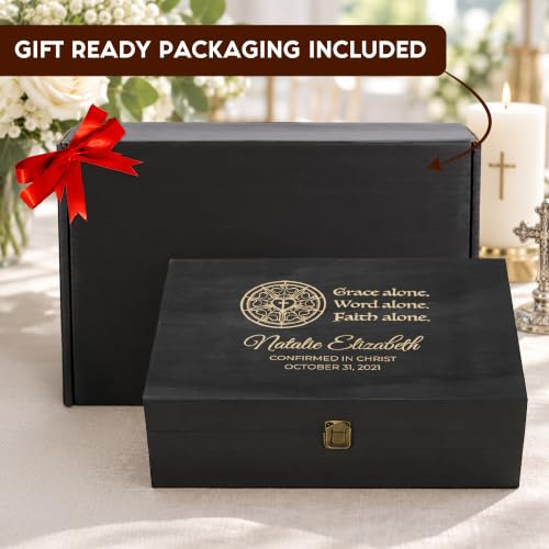 Personalized Baptism Keepsake Box, Christening & First Communion Gift - style: 14. Baptism Designs 2