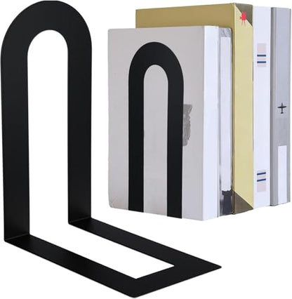 Chunful Metal BookEnds Shelves - color: Black, size: 7.5*5.75*3.5inch
