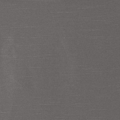 Madison Park Faux Silk Valances for Windows with Beads, 50x26 Charcoal - color: Charcoal, size: 50"W x 26"L (Pack of 1), style: Valance