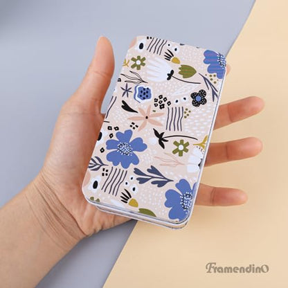 Framendino, 5 Pack Mini Metal Tinplate Boxes Empty Trinket Jewelry Coin Flower Rectangular Tin for Bead Storage Case Containers (Floral) - color: Flower 2
