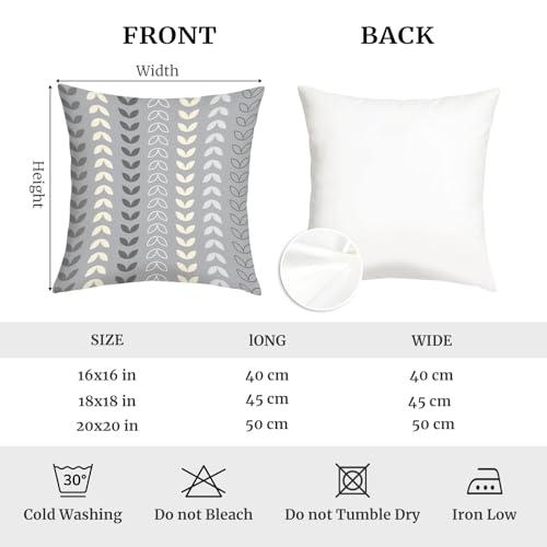 16x16 Set of 4 Modern Geometric Flower Throw Pillow Cushion Cover - color: Geometry, size: 16" x 16" (Pack of 4)