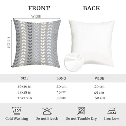 16x16 Set of 4 Modern Geometric Flower Throw Pillow Cushion Cover - color: Geometry, size: 16" x 16" (Pack of 4)