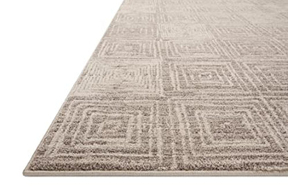 Loloi Darby Beige/Grey 6'-7" x 9'-3" Area Rug - color: Beige / Grey, size: 6'7" x 9'3" (Rectangular)