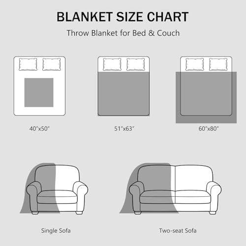 Chunky Knit Blanket Throw for Couch, 40"x50" Chunky Yarn Knitted Blankets - color: Ivory, size: 40"x50"