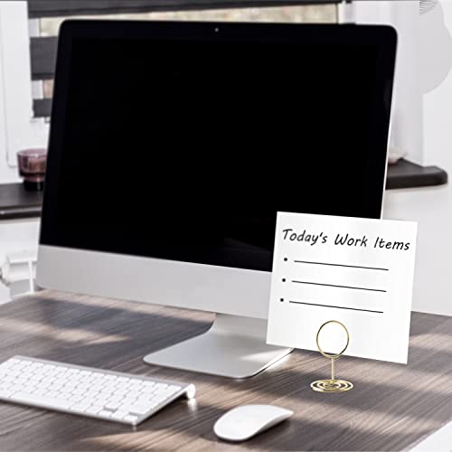 Table Number Holders, 26PCS Place Card Holder, Photo Holder (2" Gold) - color: Gold, size: Small