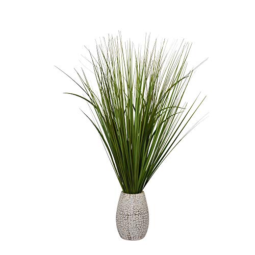 Nature's Elements Tabletop Artificial Foliage Grass (White)