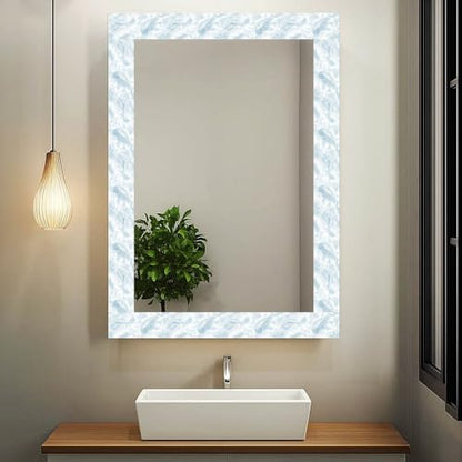 IVN Wallpaper Border Peel and Stick Wall Ice Water 4x196 Inch - color: Ice Water