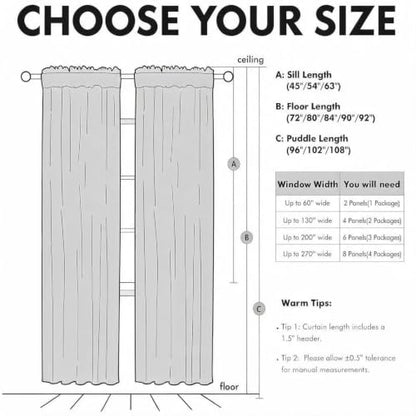 Non-See-Through White Privacy Sheer Curtains 42 x 96 Inch Long - color: White, size: 42"W x 96"L (Pack of 2)