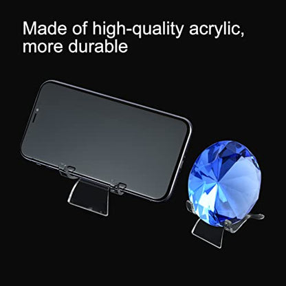 (36 PCS 3 Size Display Stand,Acrylic Rock Display Stands,Clear Display Easel Stands Pedestal for Crystal Geodes Rock Mineral Agate Fossil Coral Crystal/Gemstone Small Collectibles Display Stands - size: 36 Pieces (3 Sizes)