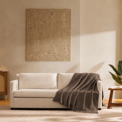 UGG Margot Knit Throw Blanket, 50" x 70", Dark Brown (Burnt Cedar) - color: Dark Brown