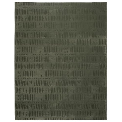Revival Rugs Shell 4'x6' Area Rugs - Washable, Medium Pile, Green - color: Green, size: 3'11" x 6'1" (Rectangular)