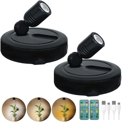 Rechargeable Spotlight, Indoor LED Spot Picture Lights for Plants