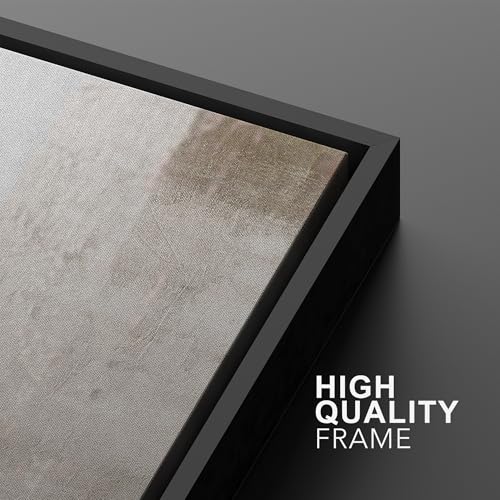 SIGNWIN Framed Canvas Print Wall Art Set Neutral Abstract Soft Beige and White Illustrations Modern Art Minimal Relax/Calm for Living Room, Bedroom, Office - 16"x24"x2 Black - color: A26-2503-pai04, size: 16"x24"x2 Panels Black
