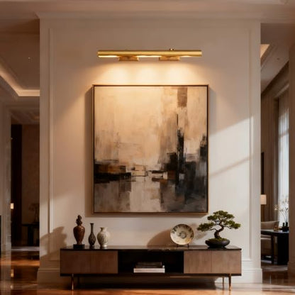 24 inch Brass Picture Light Hardwired Picture Light for Wall - color: Brass, size: 24in