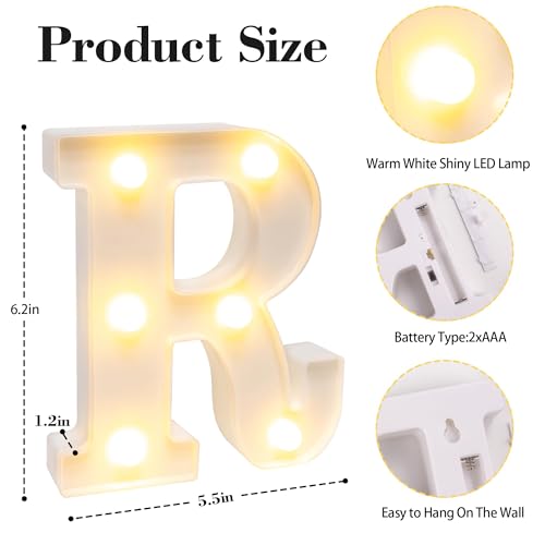 JUSTOTRY 6Pcs Mr & Mrs LED Light Up Letters, 6.2 Inch Shiny Freestanding Mr and Mrs Sign Lights for Marriage Anniversary Celebration Engagement Banquet Wedding Table Decoration (Warm White) - color: Soft Amber