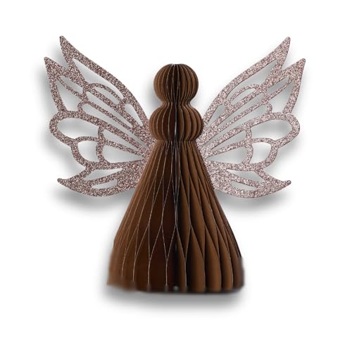 Your Heart's Content Honeycomb Paper Angel (Bronze Angel) - color: Bronze Angel