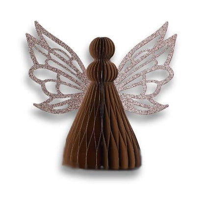 Your Heart's Content Honeycomb Paper Angel (Bronze Angel) - color: Bronze Angel